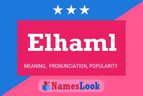 Póster del nombre Elhaml