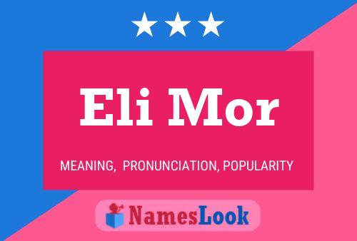 Póster del nombre Eli Mor