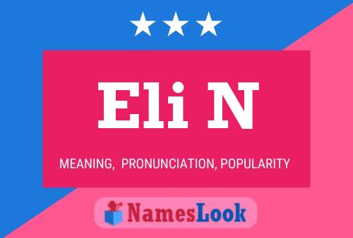 Póster del nombre Eli N