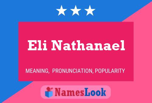 Póster del nombre Eli Nathanael