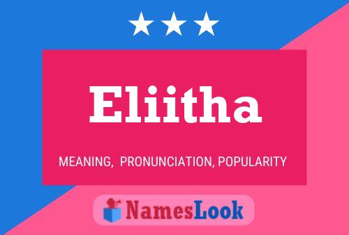 Póster del nombre Eliitha