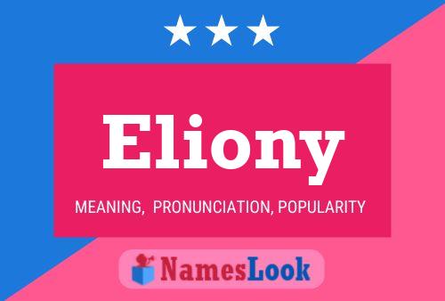 Póster del nombre Eliony