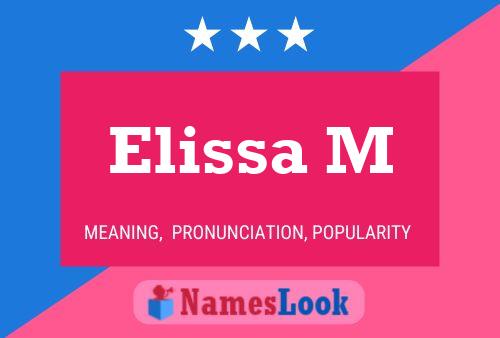 Póster del nombre Elissa M