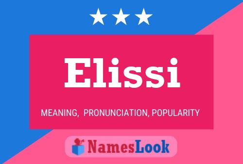 Póster del nombre Elissi