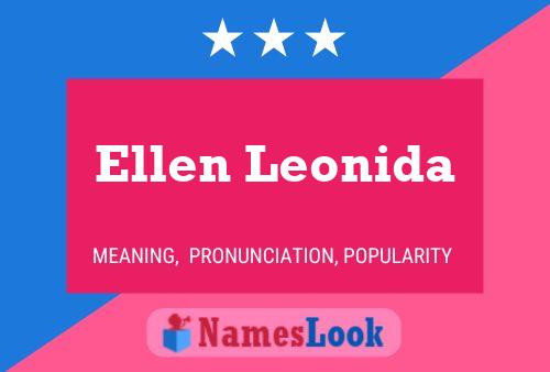 Póster del nombre Ellen Leonida