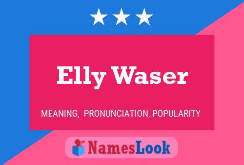 Póster del nombre Elly Waser