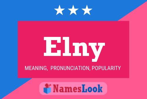 Póster del nombre Elny