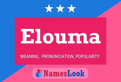 Póster del nombre Elouma