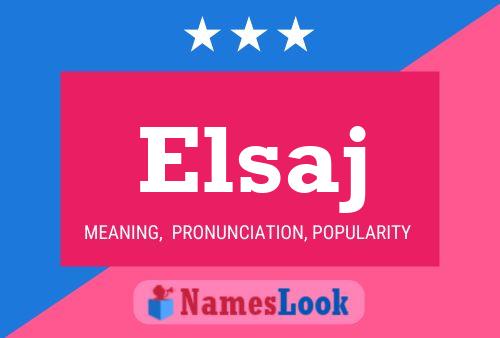 Póster del nombre Elsaj