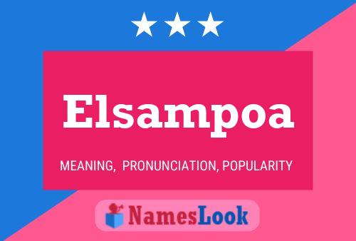 Póster del nombre Elsampoa