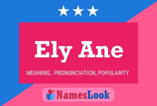 Póster del nombre Ely Ane