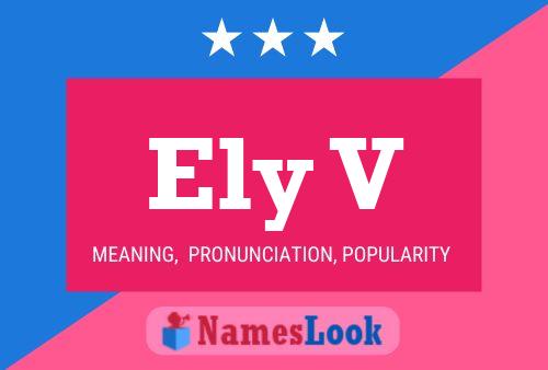 Póster del nombre Ely V