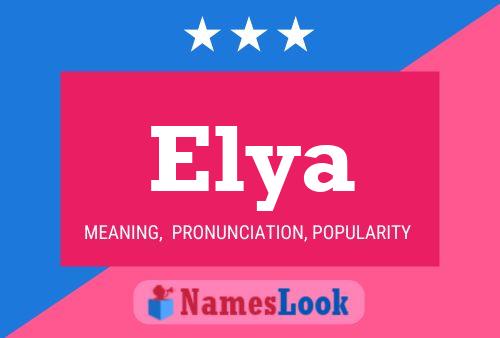 Póster del nombre Elya