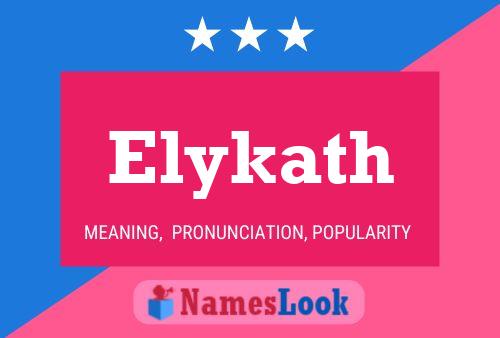 Póster del nombre Elykath