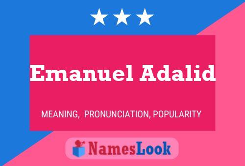 Póster del nombre Emanuel Adalid