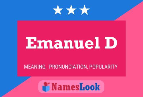 Póster del nombre Emanuel D