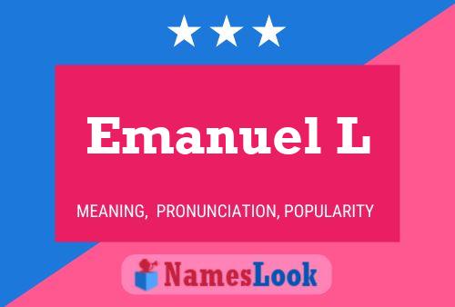 Póster del nombre Emanuel L