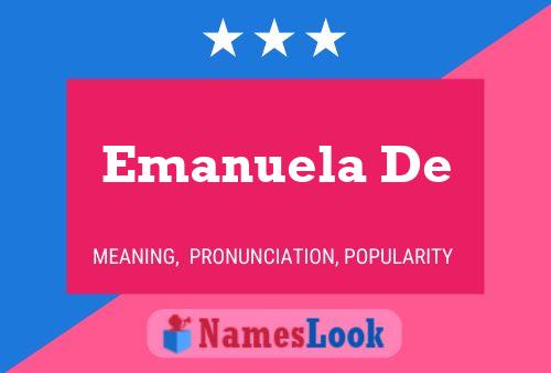 Póster del nombre Emanuela De