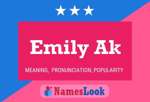 Póster del nombre Emily Ak