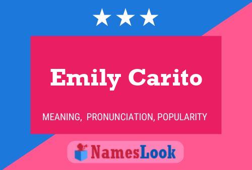 Póster del nombre Emily Carito