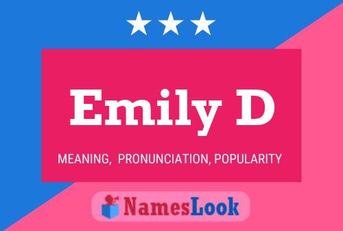 Póster del nombre Emily D