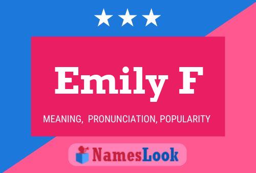 Póster del nombre Emily F