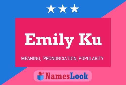 Póster del nombre Emily Ku