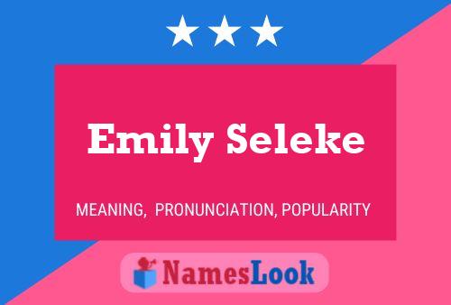 Póster del nombre Emily Seleke