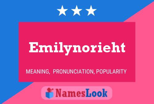 Póster del nombre Emilynorieht