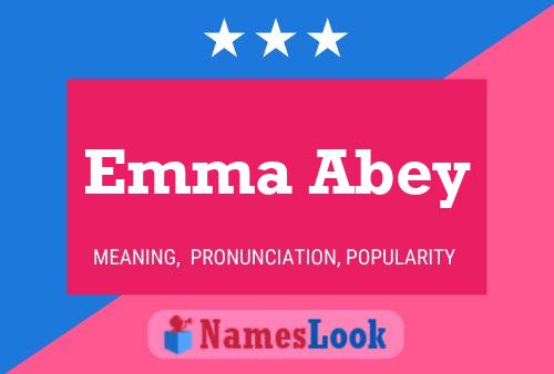 Póster del nombre Emma Abey