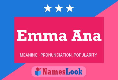 Póster del nombre Emma Ana