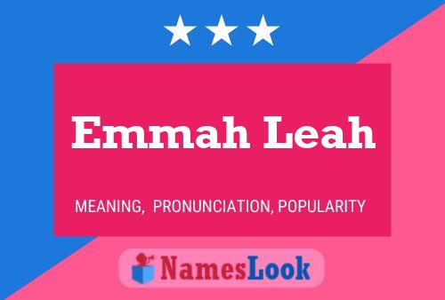 Póster del nombre Emmah Leah