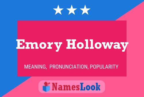 Póster del nombre Emory Holloway