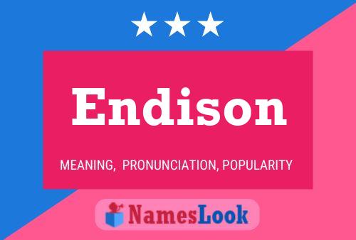 Póster del nombre Endison