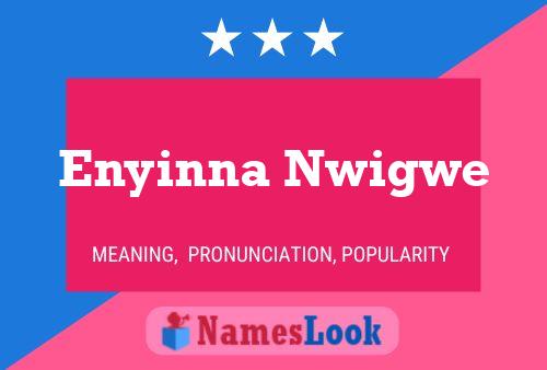 Póster del nombre Enyinna Nwigwe