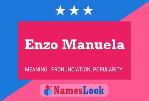 Póster del nombre Enzo Manuela