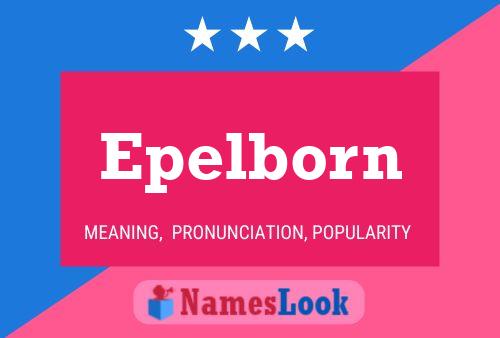 Póster del nombre Epelborn