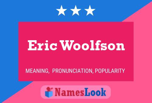 Póster del nombre Eric Woolfson