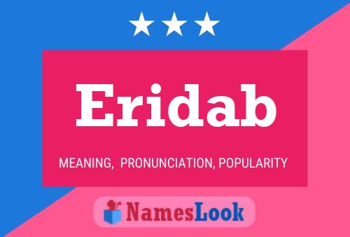 Póster del nombre Eridab