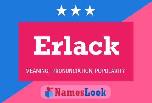 Póster del nombre Erlack