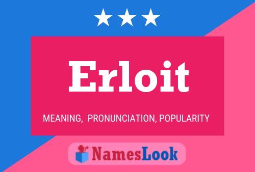 Póster del nombre Erloit