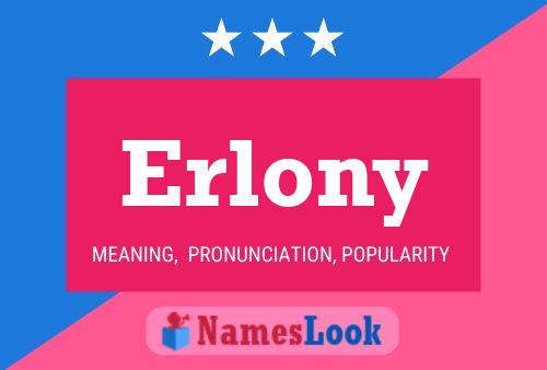 Póster del nombre Erlony