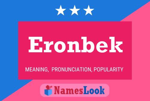 Póster del nombre Eronbek