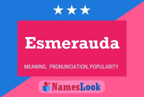 Póster del nombre Esmerauda