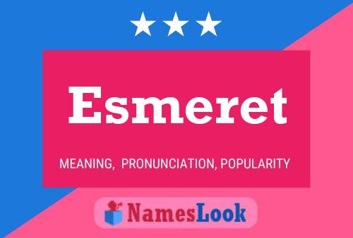 Póster del nombre Esmeret