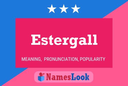 Póster del nombre Estergall