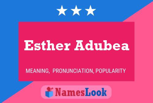 Póster del nombre Esther Adubea