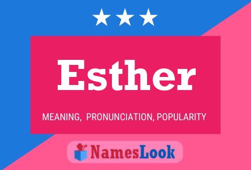 Póster del nombre Esther