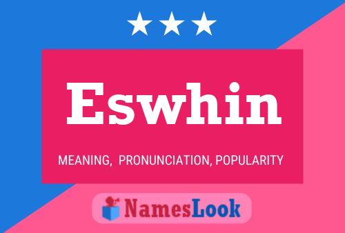 Póster del nombre Eswhin