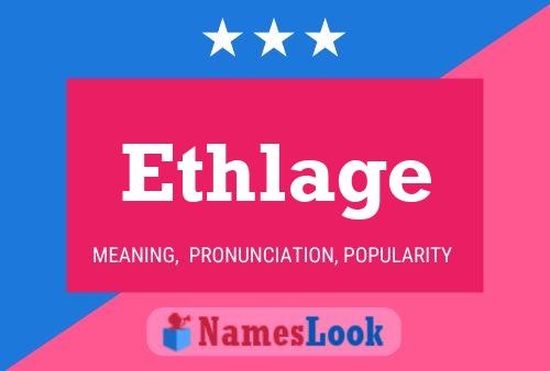 Póster del nombre Ethlage